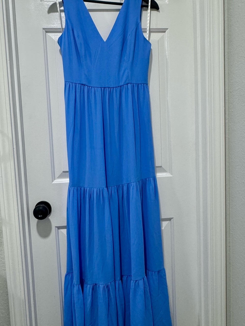 Lilly Pulitzer Blue Tiered Maxi Dress